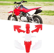 Kit di protezione plastica per motocicletta - Adatto per CRF XR 50/CRF50 - Installazione facile - Protezione estesa - Design stile - Copertura motocicletta