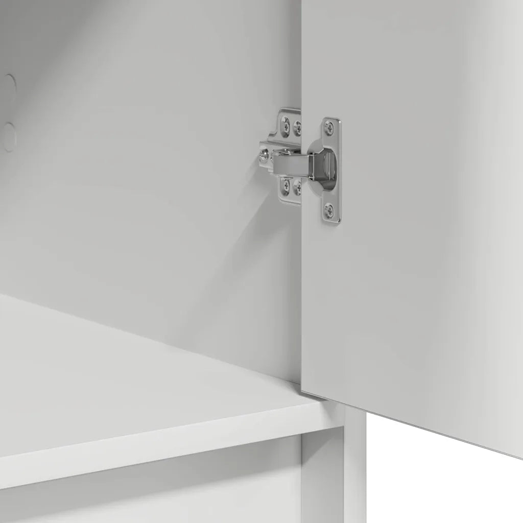 Credenza | Madia | Buffet da pranzo | Armadio da pranzo Bianco 40 x 40.5 x 75 cm Legno multistrato