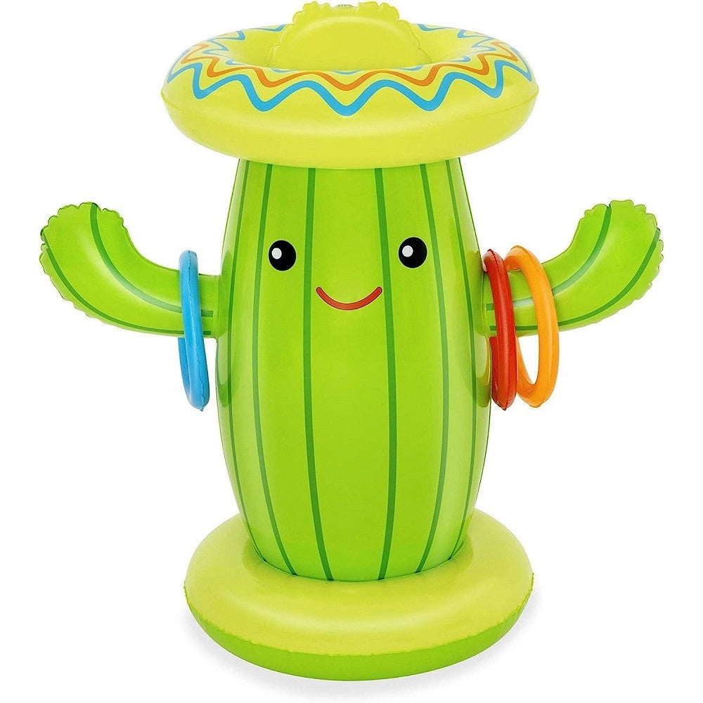 Trade Shop - Gioco Spruzza Acqua A Forma Di Cactus Per Bambini 2 Anni+ 105x60 Cm Estate 52381 -