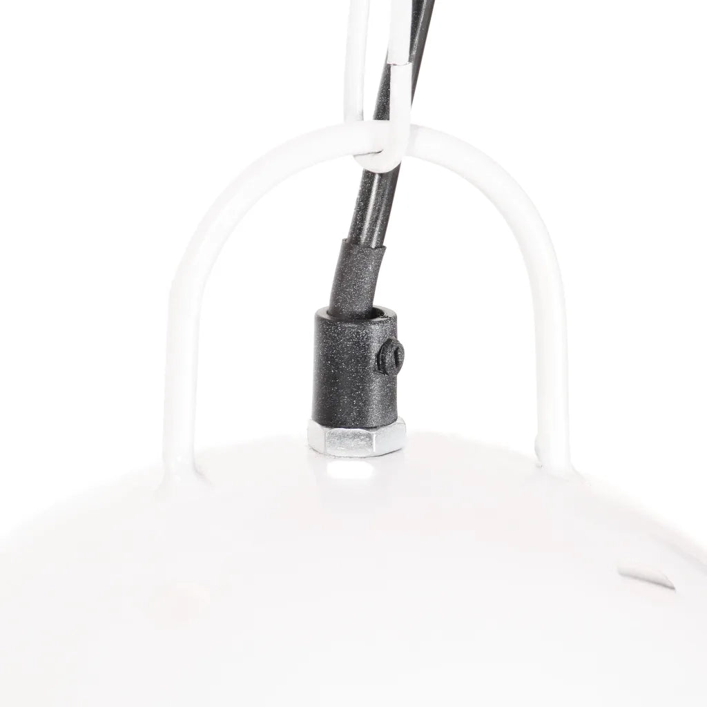 Lampada a Sospensione Industriale 25 W Bianca Rotonda 42 cm E27 CFW2340526