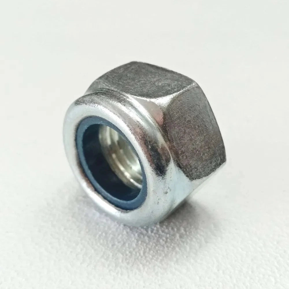 M 14 chiave 22 - 200pz dado esagonale autobloccante zincato passo grosso