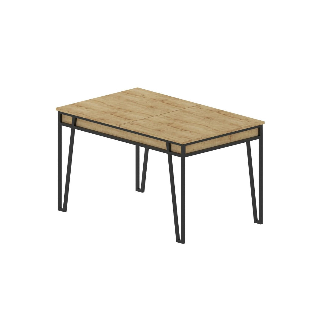 Terralba, Tavolo Allungabile 4 Posti, 80x170x76h cm Marrone Quercia