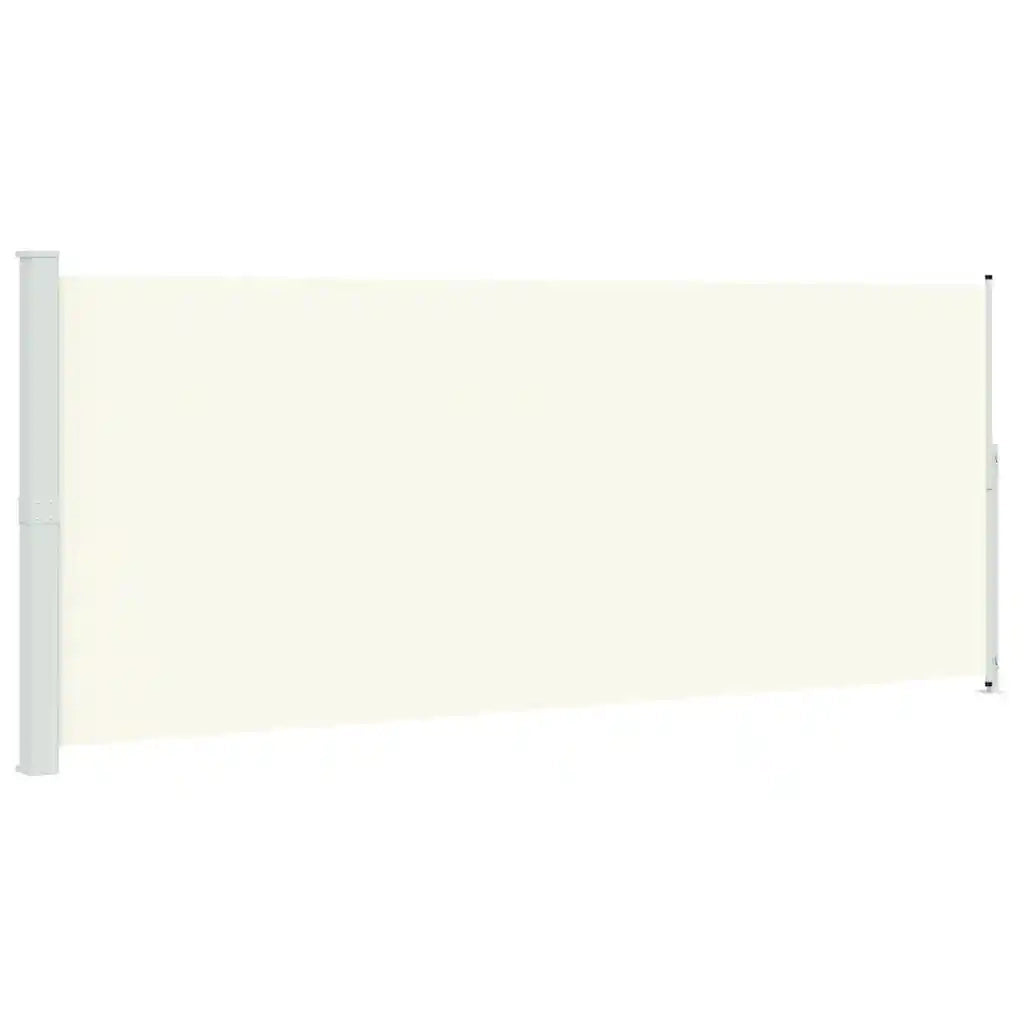 Tenda da Sole | Tenda laterale Retrattile per Patio 200x500 cm Crema