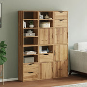 Armadietti Laterali 6 pz ODDA 40x24x79 cm Legno Massello Pino 3365354