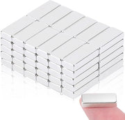 60 pezzi di magneti neodimio 10 x 4 x 2 mm - Forti e sottili - Piastre magnetiche per frigorifero e ufficio