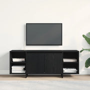 Mobile TV 130 x 35 x 50 cm Rovere Nero Legno ingegnerizzato 862710