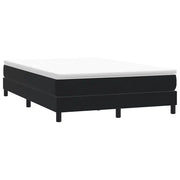 Giroletto a Molle senza Materasso Nero 140x210 cm in Velluto 3315827
