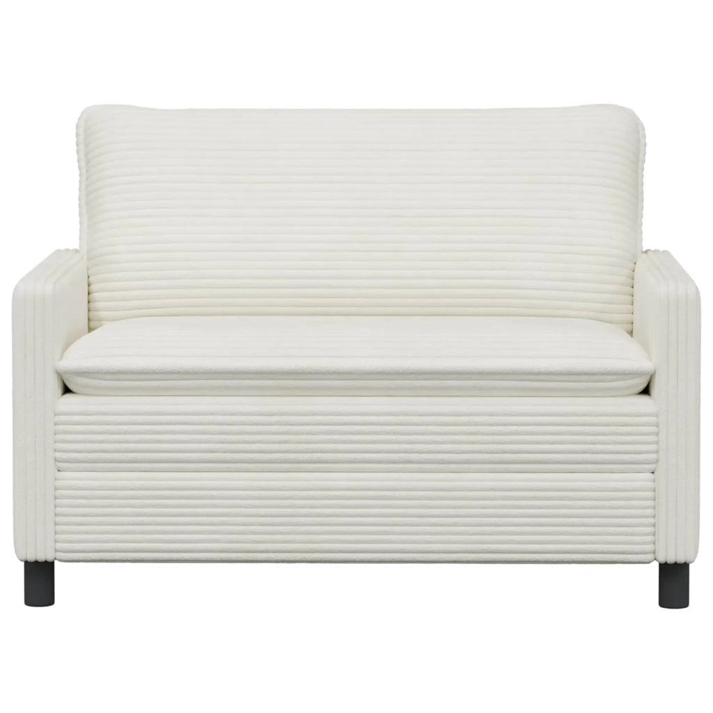 Divano Crema 126 x 81 x 87,5 cm Poliestere