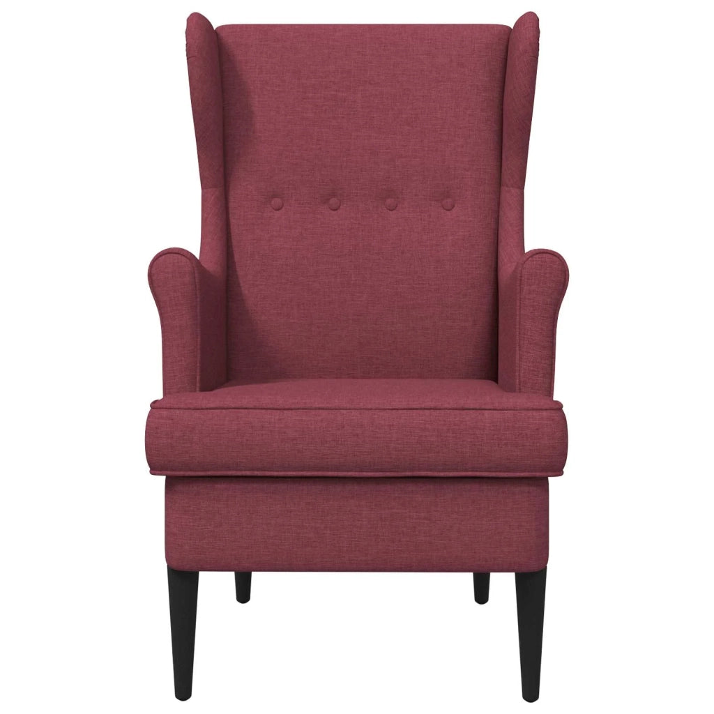poltrona Rosso Vino Tessuto 42029885