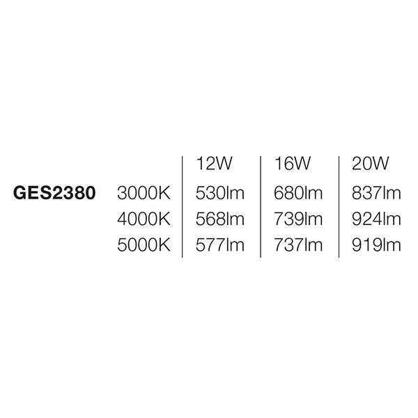Paletto LED Diffuso GES2380 360° CCT 3000K/4000K/5000K IP65 in Alluminio Grigio Antracite Trattamento C4 - Gealuce