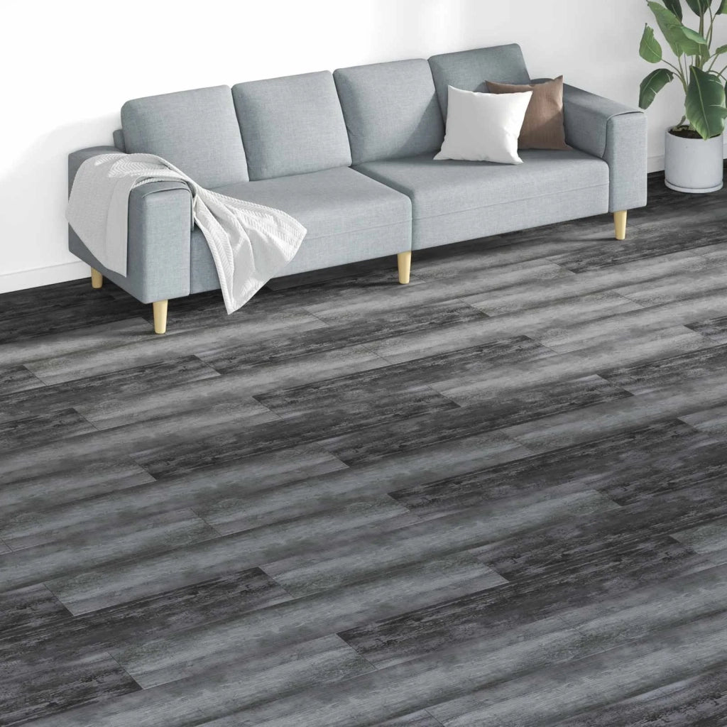 Tavole per Pavimenti 18 pz Grigio 5,26 m2 PVC CFW7064268