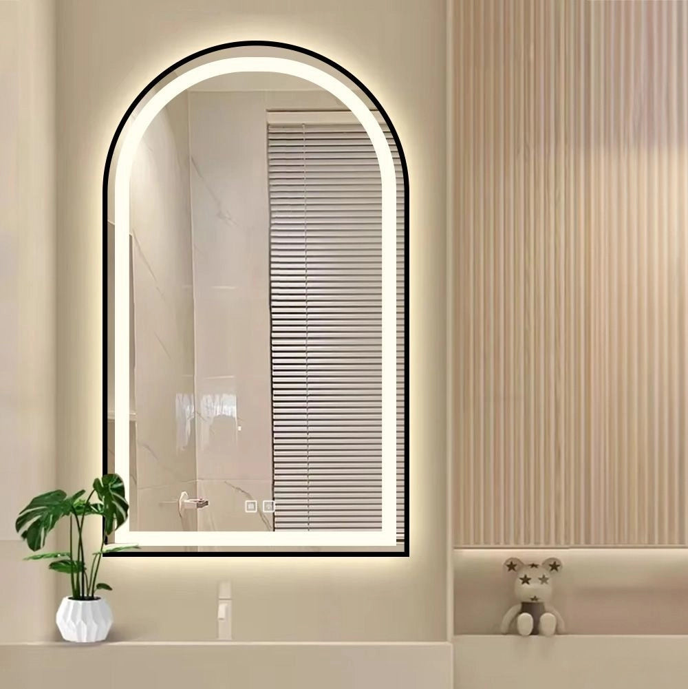 Specchio Led 60x100cm Dash Black