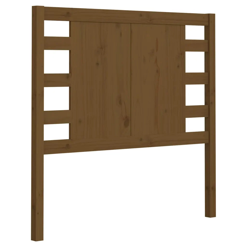 Testiera | Testata per Letto ambra 81x4x100 cm in Legno Massello di Pino