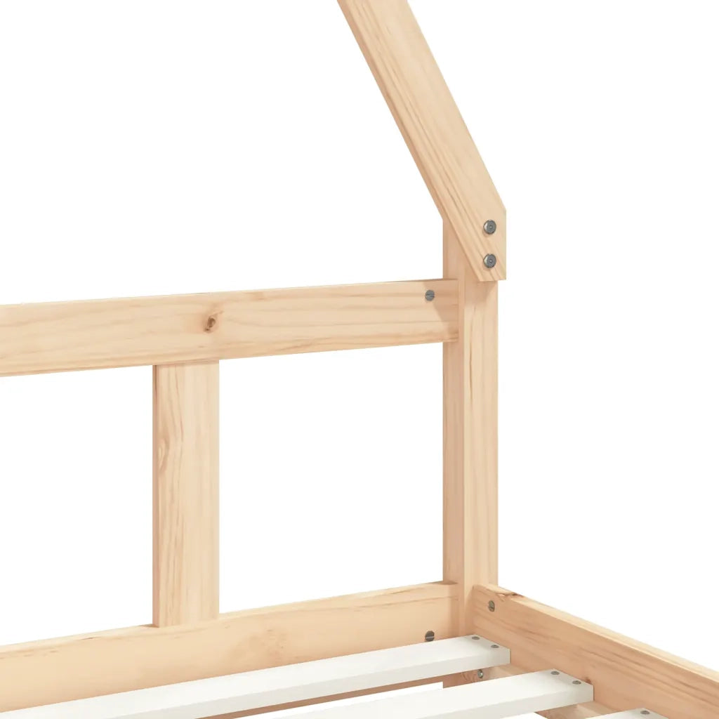 Giroletto per Bambini-Struttura Letto Bambini 90x200 cm in Legno Massello di Pino 795407