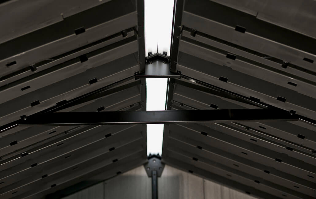 Casetta da Giardino Porta Attrezzi 230x350x242 cmin Duotech Keter Oakland 7511 Grigia