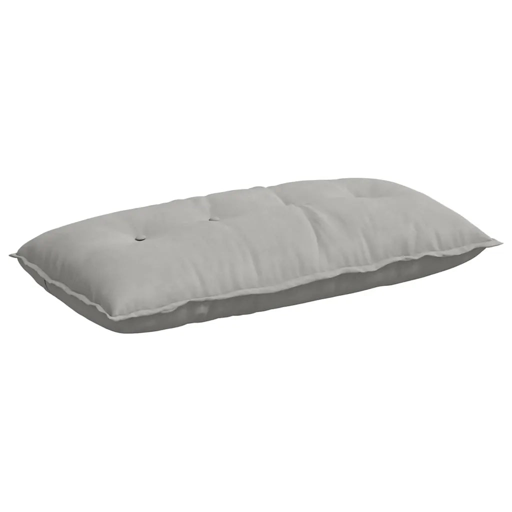 Cuscino per Schiena Grigio chiaro 100 x 50 cm