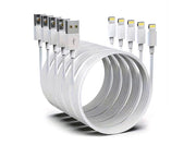 5 Pezzi Cavo 2 Metri da Lightning a USB Fast Charge Compatibile per iPhone iPod iPad