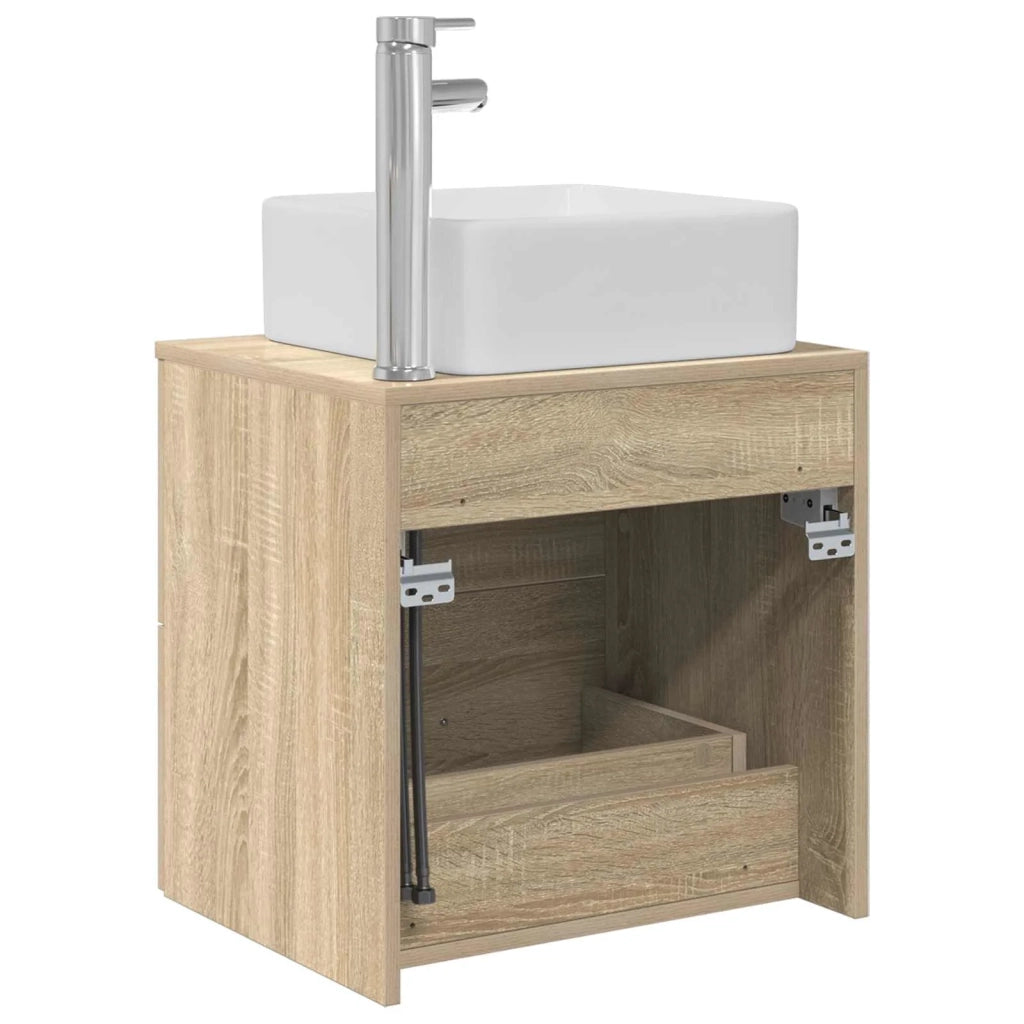 Mobile Lavabo da Parete Rovere Sonoma 49,5 x 41 x 63 cm 890272