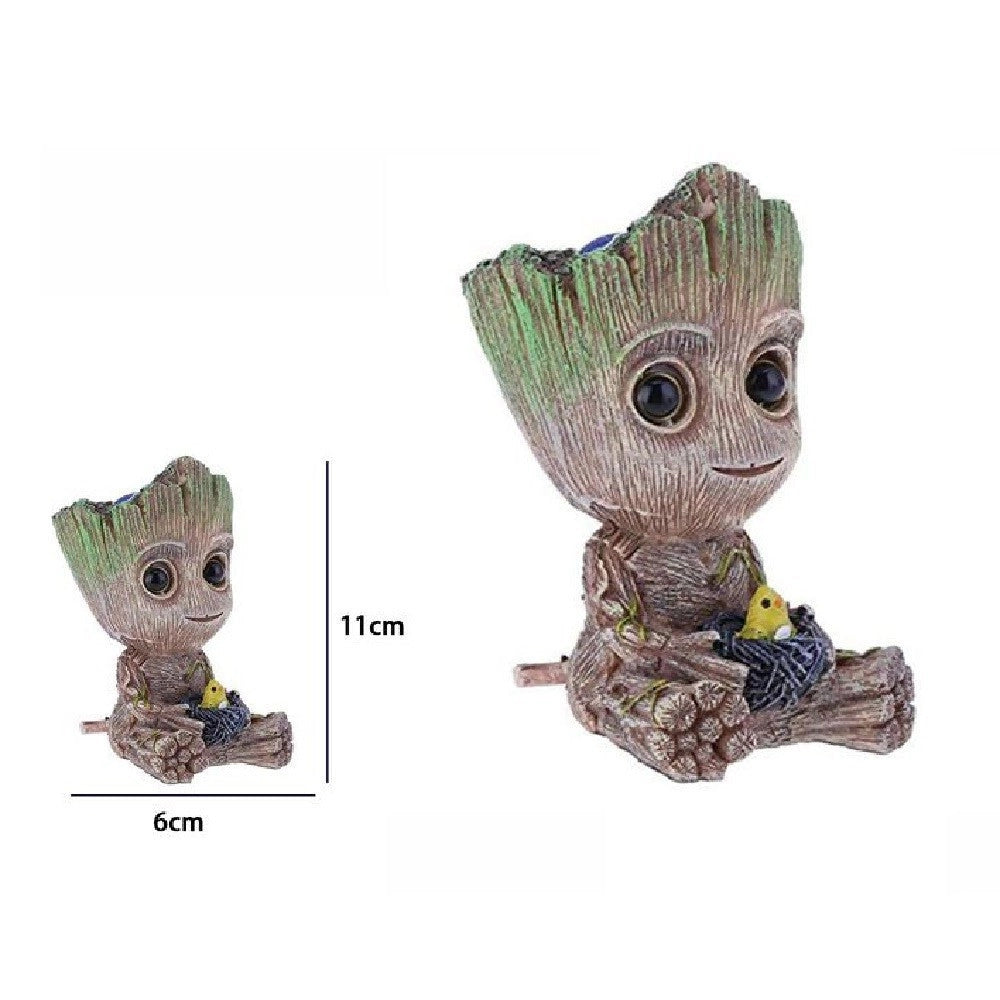 Trade Shop - Groot Baby Per Acquario Miniatura Ornamento Decorazione Action Figure 71544 -
