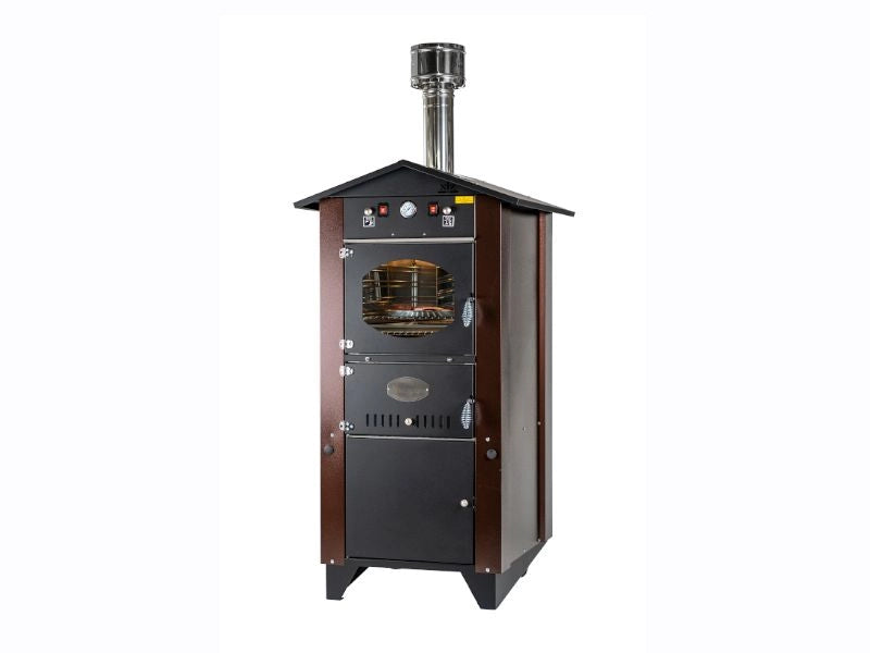 Forno da esterno Garden 80 marrone Rossofuoco con carrello integrato