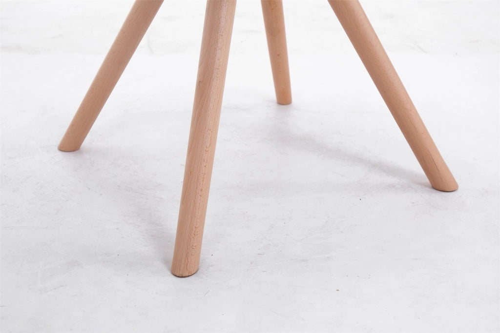 Sedia Toulouse in stoffa gambe tonde blu,natura