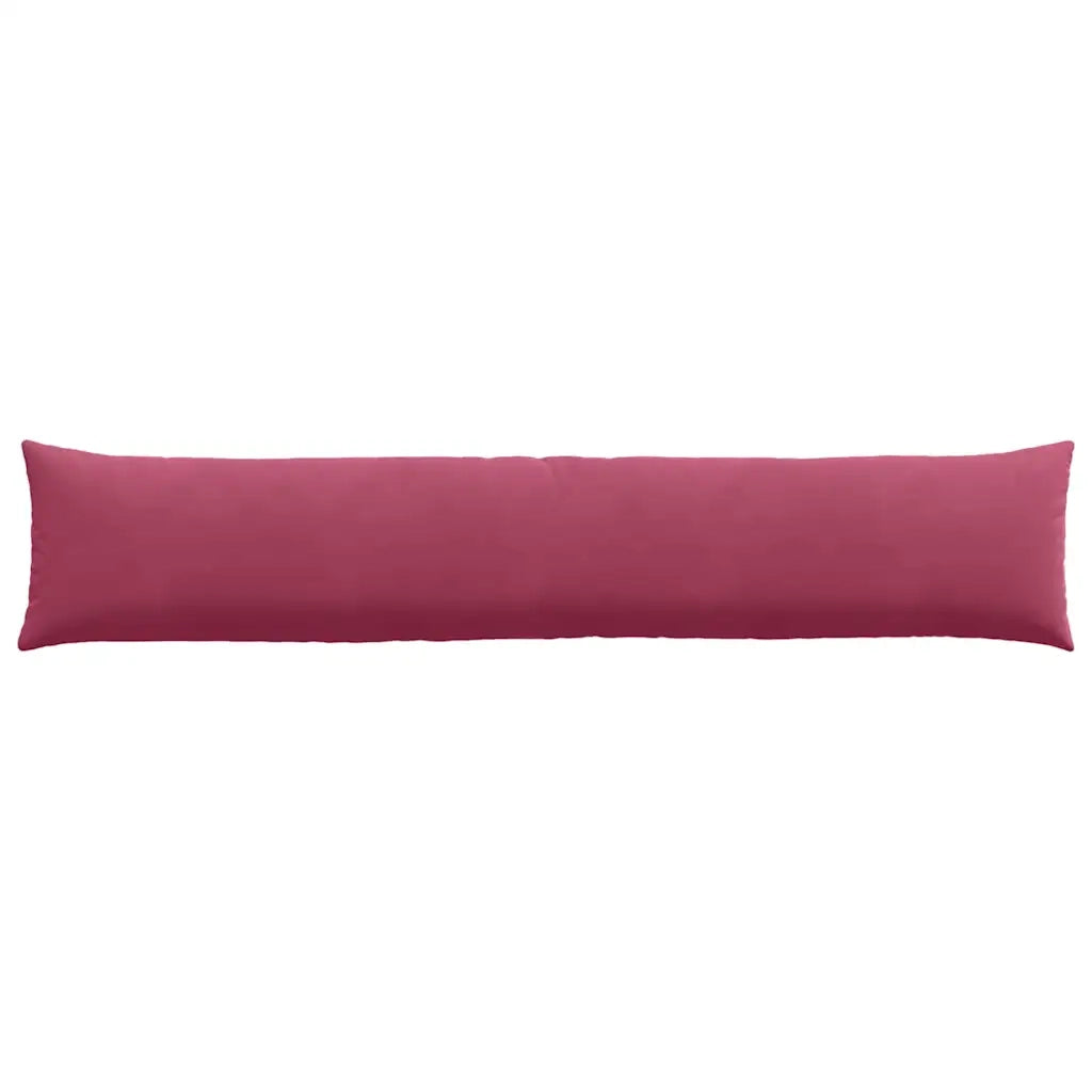 Cuscini da Divano 2 pcs Rosso Vino 200 x 40 cm Tessuto in Cords