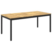 Tavolo da cena da giardino Bianco e Nero 180 x 88,5 x 75 cm 901768