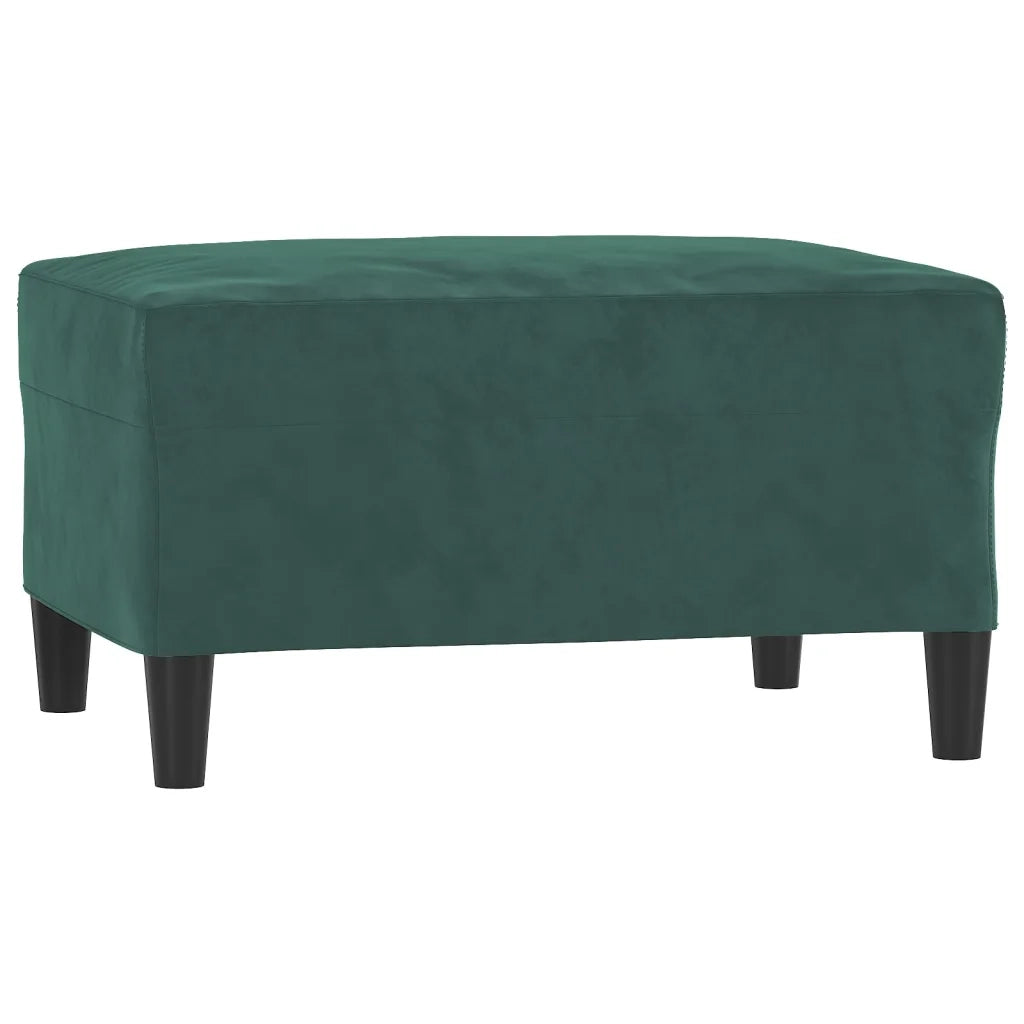 Set di Divani 4 pz con Cuscini Verde scuro in Velluto 3201692