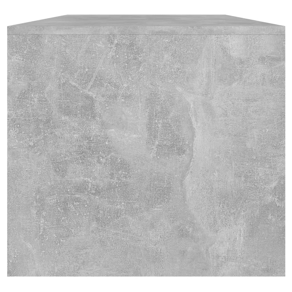 Tavolino Salotto Grigio Cemento 102x50x45 cm Legno Multistrato cod mxl 8929