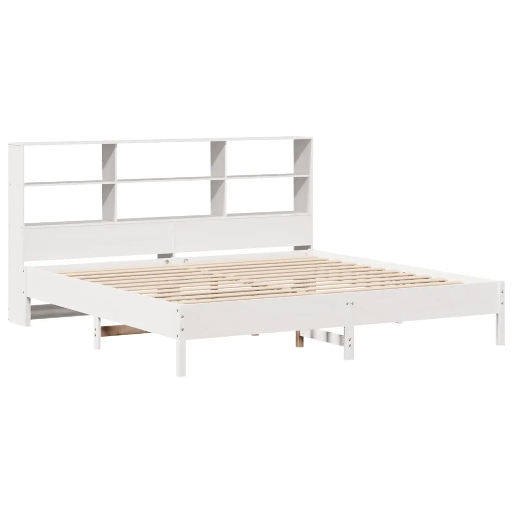 Giroletto con Libreria senza Materasso 180x200 cm in Legno Pino 3322862