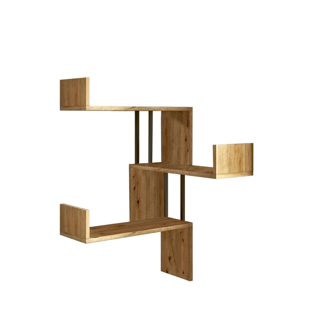 Mensola da parete in legno "VG17" - 60 x 60 x 109 cm - Pino Atlantico