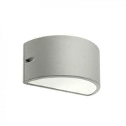 Lampada da Parete Applique Lampada Interno Illuminazione Esterno Umbe Chiusa Finitura: Alluminio