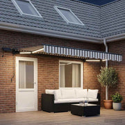 Cornice per Tenda Manuale con LED 4,5 × 3,5 m 3426300