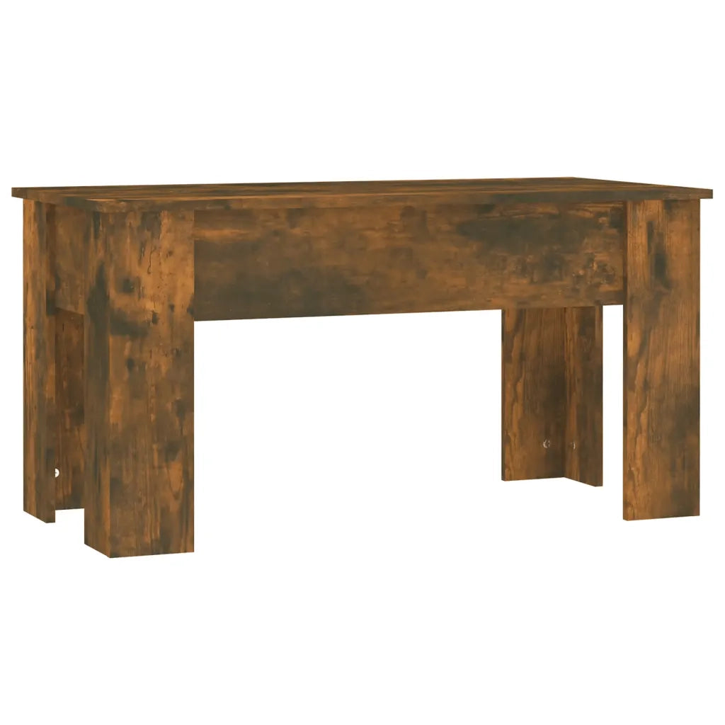 Tavolino da Salotto Rovere Fumo 101x49x52 cm Legno Multistrato cod mxl 23485