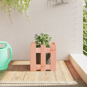 Fioriera Giardino Design Recinzione 30x30x30cm Massello Douglas 832445