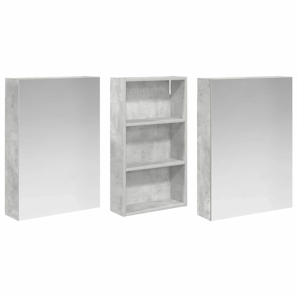 Set di Armadi da Bagno con lo scaffale 3 pcs 140 x 14,5 x 70 cm 3403779