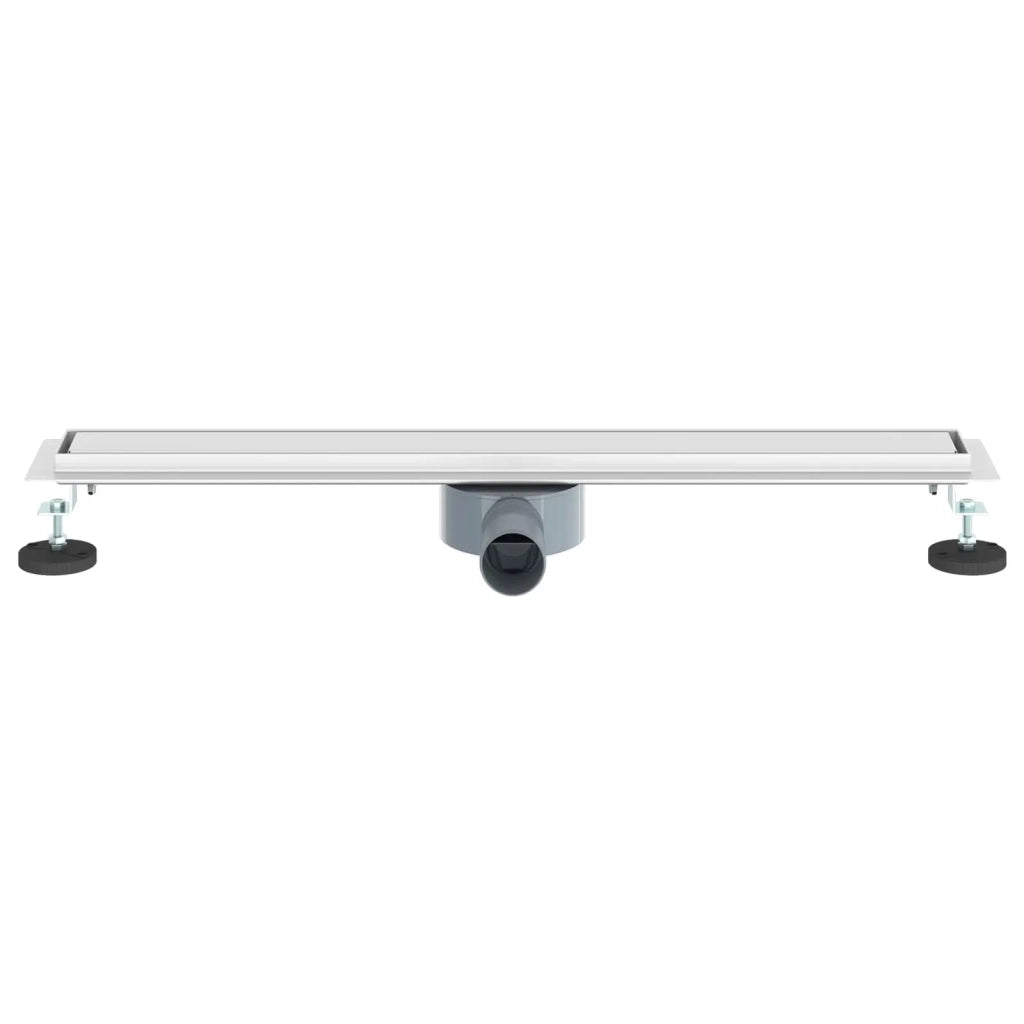 Scarico doccia 2-in-1 con sifone a 360° Argento 70 cm