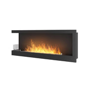 Caminetto a Bioetanolo Angolare Corner 1200 Left SimpleFire da incasso con Vetro