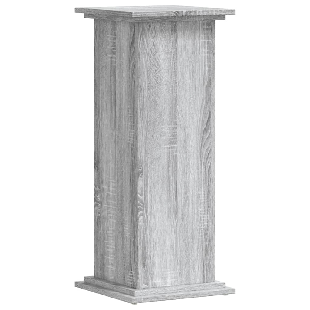 Portavasi Sonoma mobile per fiori 33 x 33 x 80 cm legno ingegnerizzato grigio 02_0045182