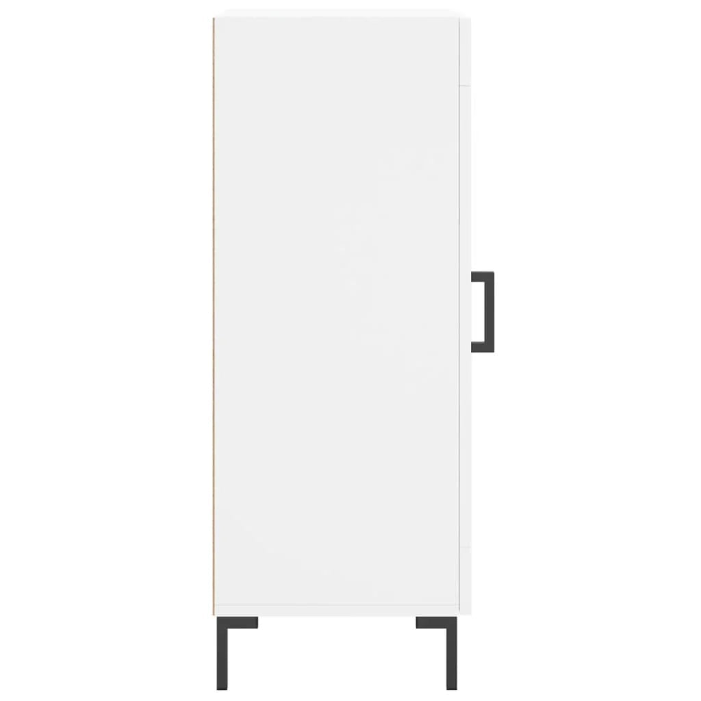 Buffet credenza cassettiera mobiletto mobile contenitore organizer per cucina soggiorno salotto 34,5 x 34 x 90 cm legno ingegnerizzato bianco 02_0030241