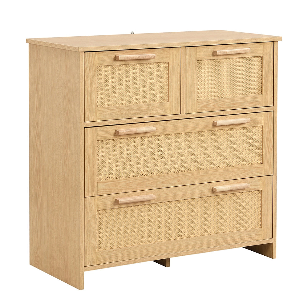Armadio - Xylo - vimini 4 cassetti 80x80x38cm