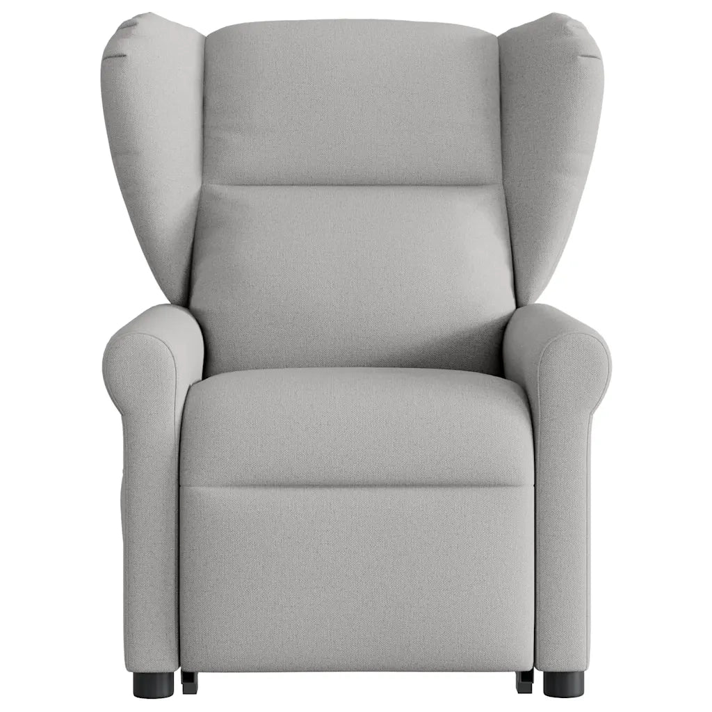 Poltrona Alzapersona Reclinabile Elettrica Grigi Nuvola Tessuto 3303403