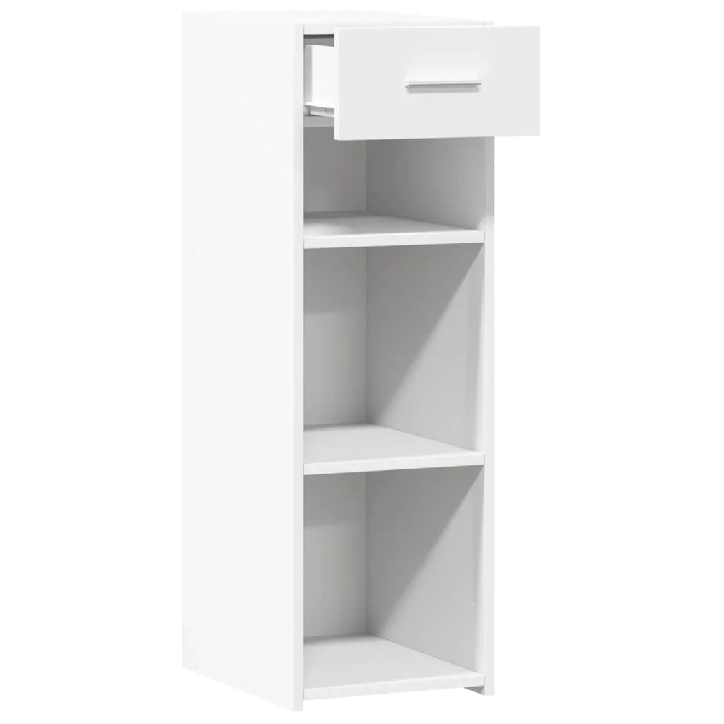 Buffet credenza cassettiera mobiletto mobile contenitore organizer cucina soggiorno salotto 30 x 42,5 x 93 cm legno ingegnerizzato bianco 02_0030225