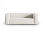 Cosmopolitan Design - Divano "Mackay" 3 posti in velluto strutturato avorio 