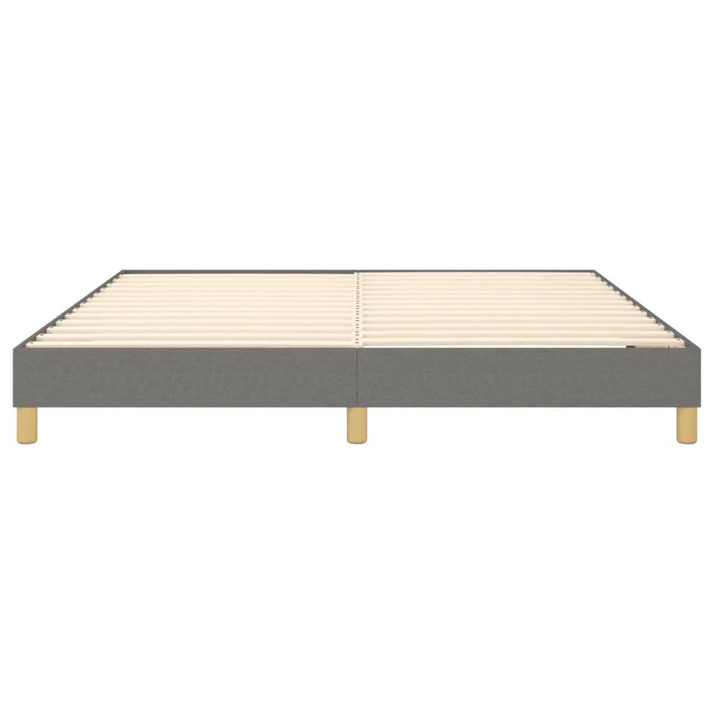 Struttura Letto a Rete a Molle Grigio Scuro 180x200 cm Tessuto 3120631