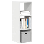Libreria Impilabili Bianca 30x30x80 cm in Legno Multistrato 858803