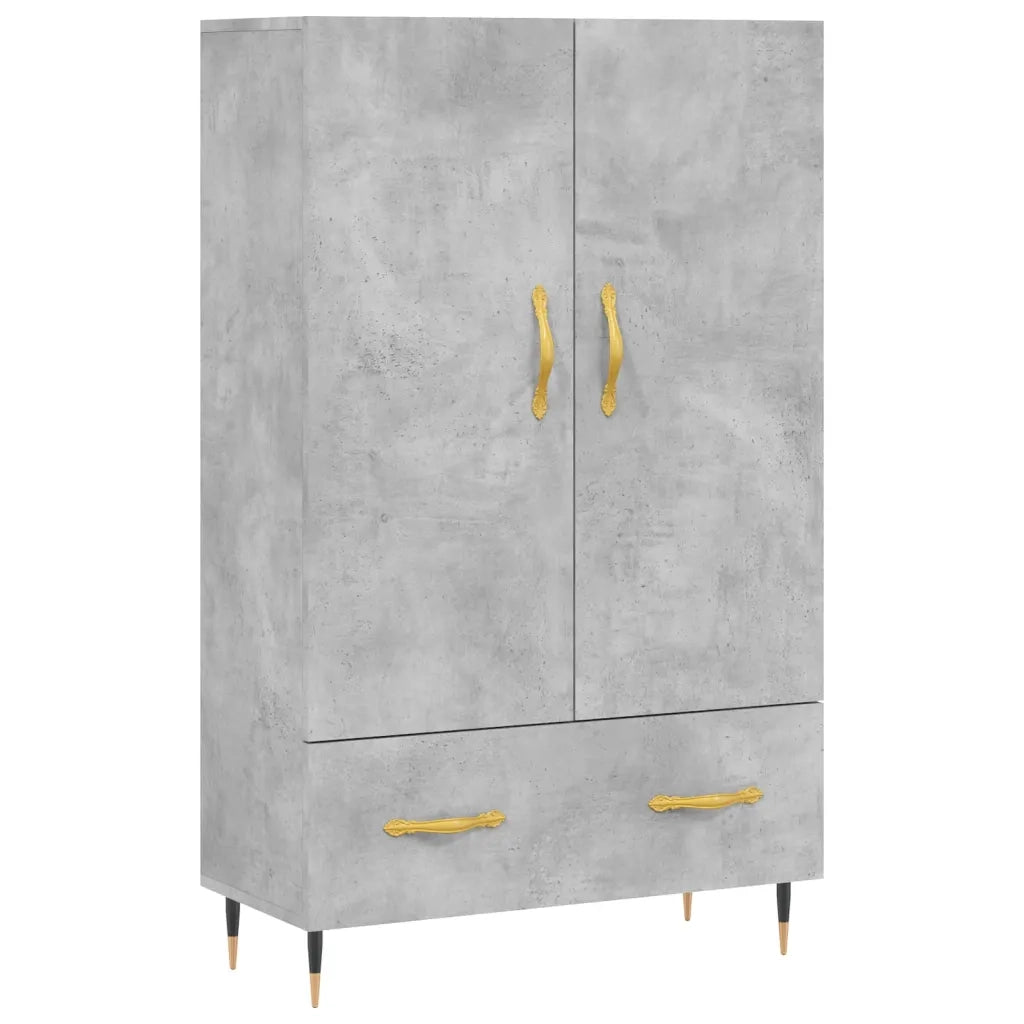 Credenza Grigio Cemento 69,5x31x115 cm in Legno Multistratocod mxl 104024
