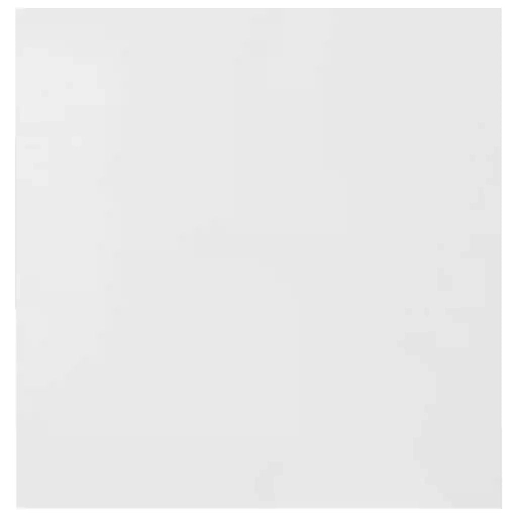 Scaffali a Parete 4 pz Bianco Lucido 23x23,5x3,8 cm in MDF cod mxl 42197