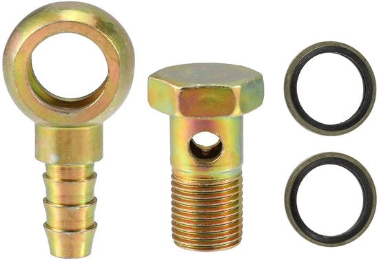 Fitting a Banjo per Rimsysteem M16x1,5 in Acciaio e Rame - Duraturo - Fitting per Rimsysteem