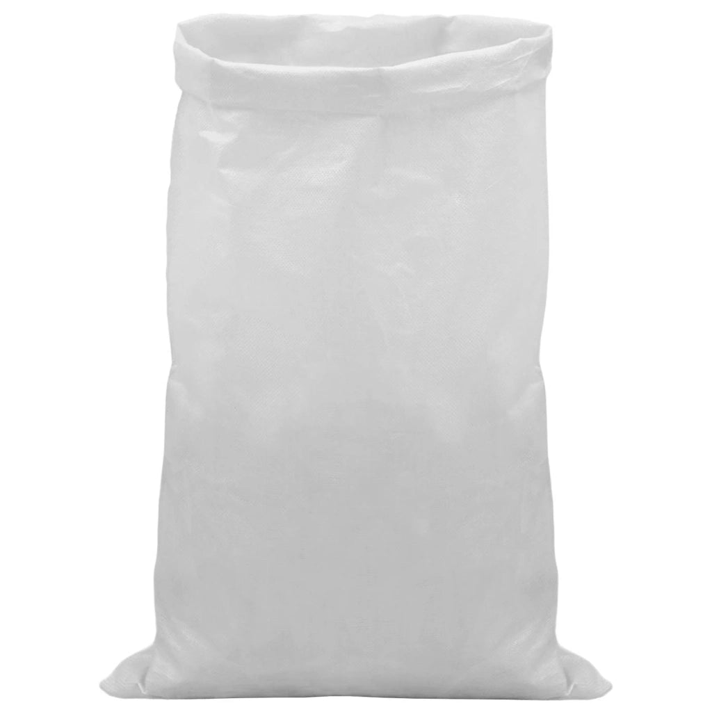 Sacchi Intrecciati 50 pcs Bianco 60 x 110 cm PP 42032364